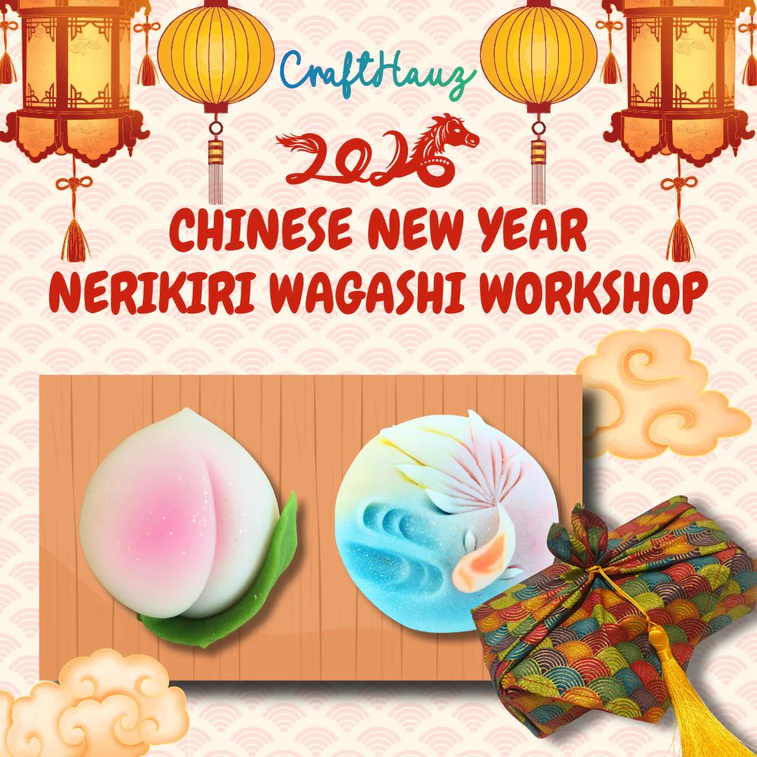 E-TICKET: CNY Wagashi Workshop by Crafthauz