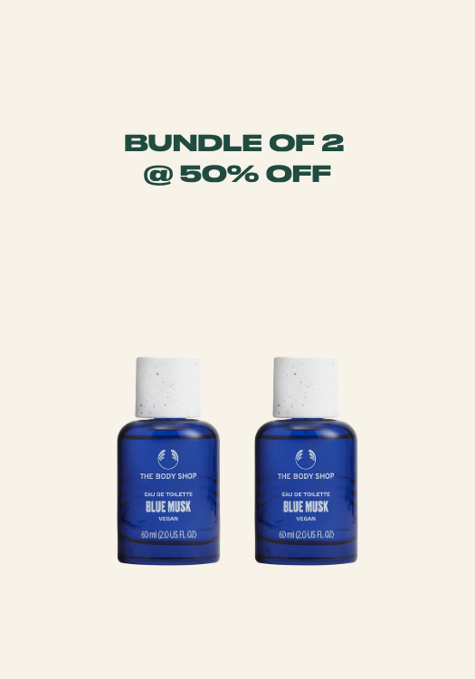 [Bundle of 2] The Body Shop Blue Musk Eau de Toilette 60ml