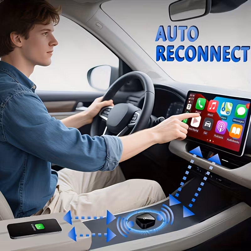 New Carplay Adapter Featuring a Zinc Alloy Frame And Panel Materials