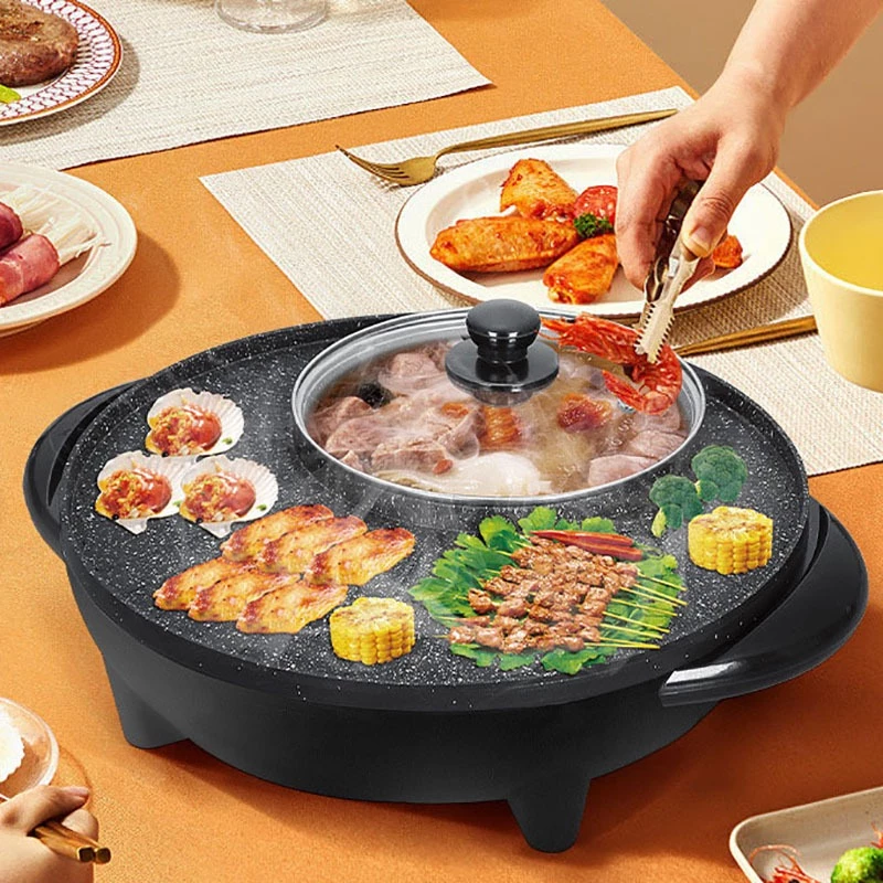 KECREA 2 In 1 Multifunction BBQ Electric Grill