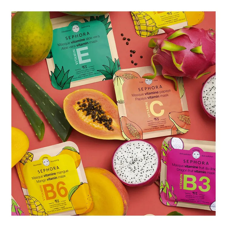 Colorful Vitamin Face Mask