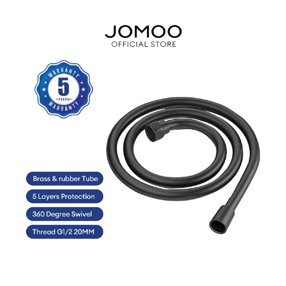 JOMOO Black PVC Shower Hose 1.5m H3D30-150267C-2