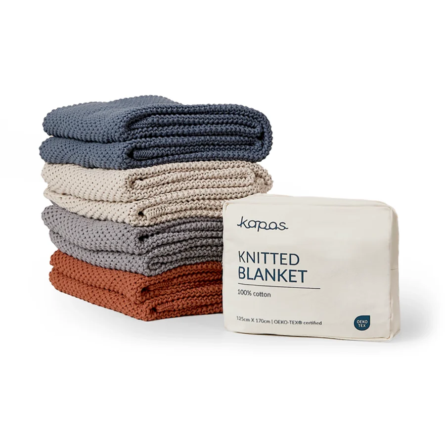 New Arrival - 100% Cotton Knitted Blanket