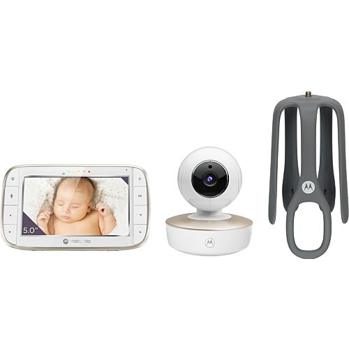 Motorola VM855 Connect 5.0" Portable Wi-Fi Video Baby Monitor with Flexible Crib Mount