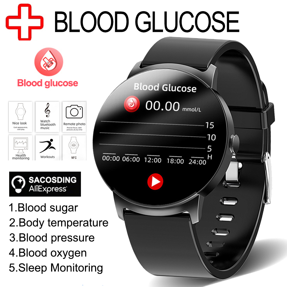 New NFC Non-Invasive Blood Glucose Smart Watch