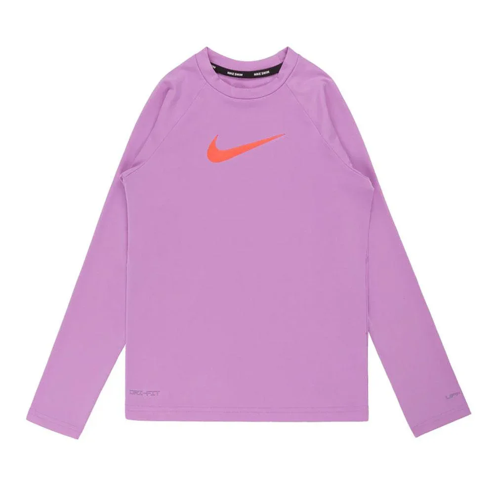 Nike Swim Girl's Swoosh Long Sleeve Hydroguard