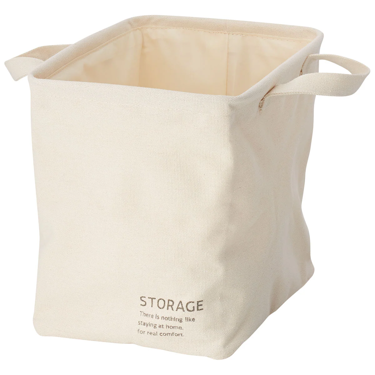 Nitori Storage Box STO Vertical Half Ivory 19x26x24cm