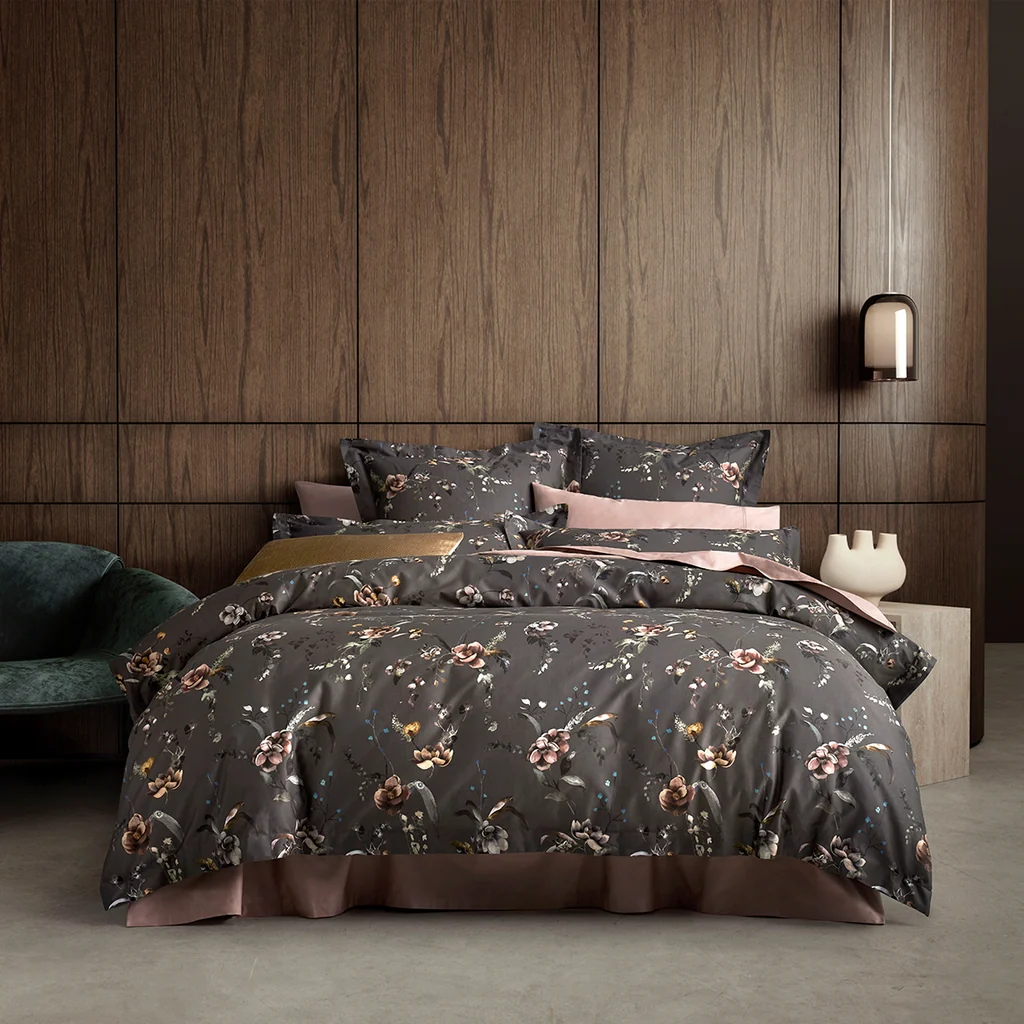 Santi Quilt Cover Set (Queen, 100% Organic Cotton Sateen)