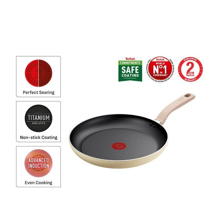 Tefal G1670624 Daisy Frypan 28cm Non-Stick Induction Cookware