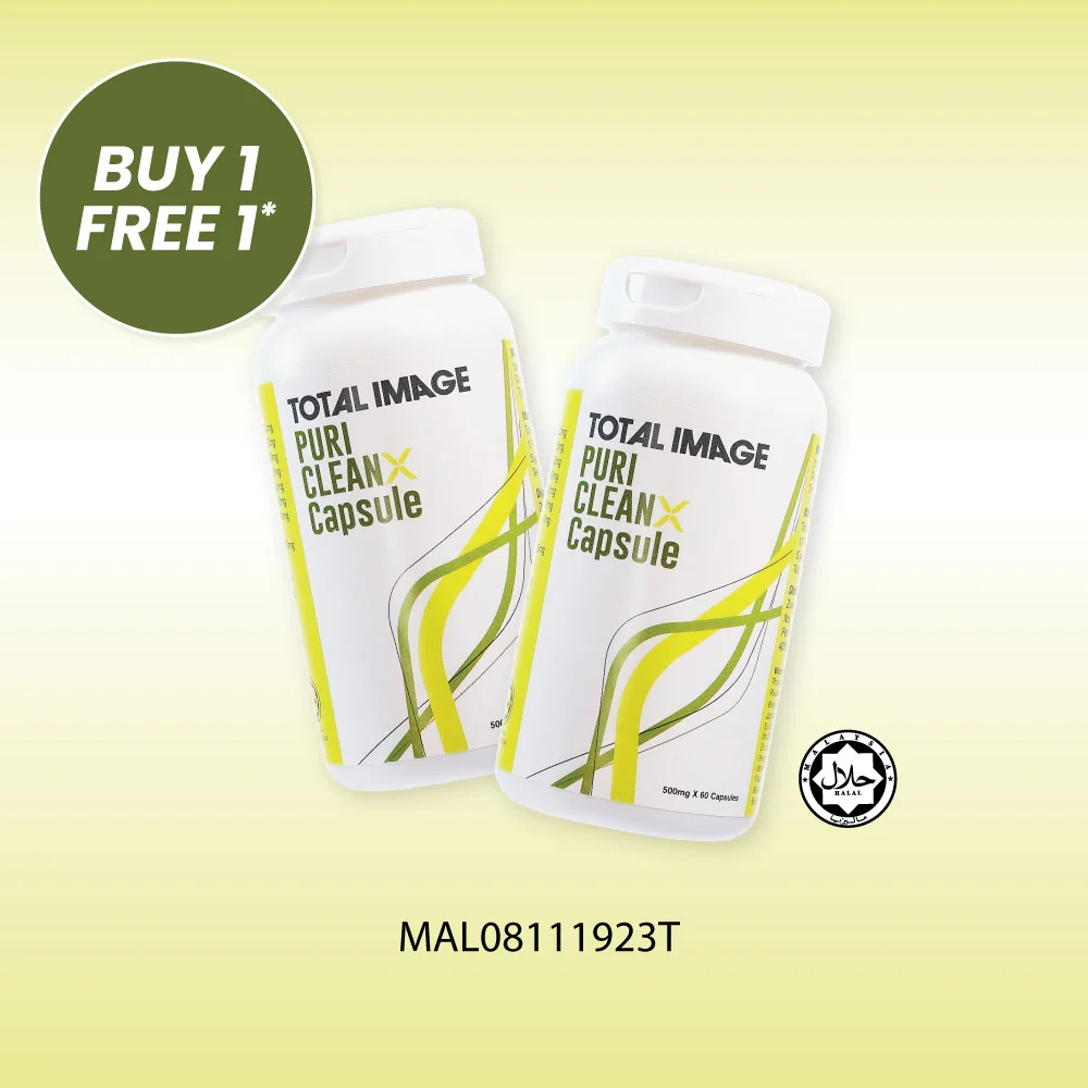 Total Image Puri CleanX Slimming Capsules (Buy 1 Free 1)