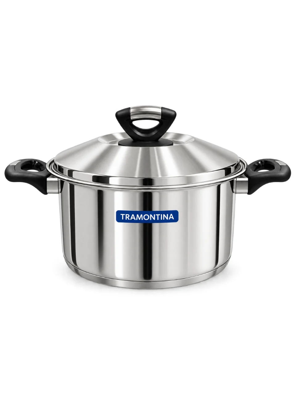 Tramontina Grano 20cm Deep Casserole 3.8L Tri-Ply Stainless Steel