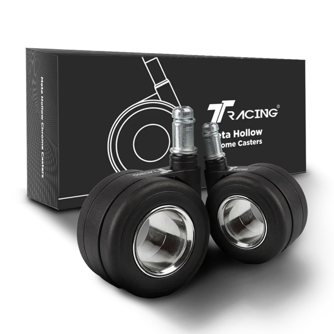 TTRacing Meta Hollow Chrome Casters (Set of 5)