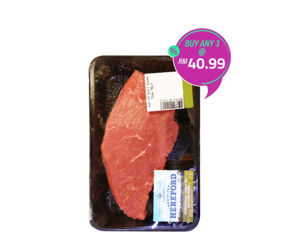 AUST CHILL GRAIN F KNUCKLE STEAK 190G R