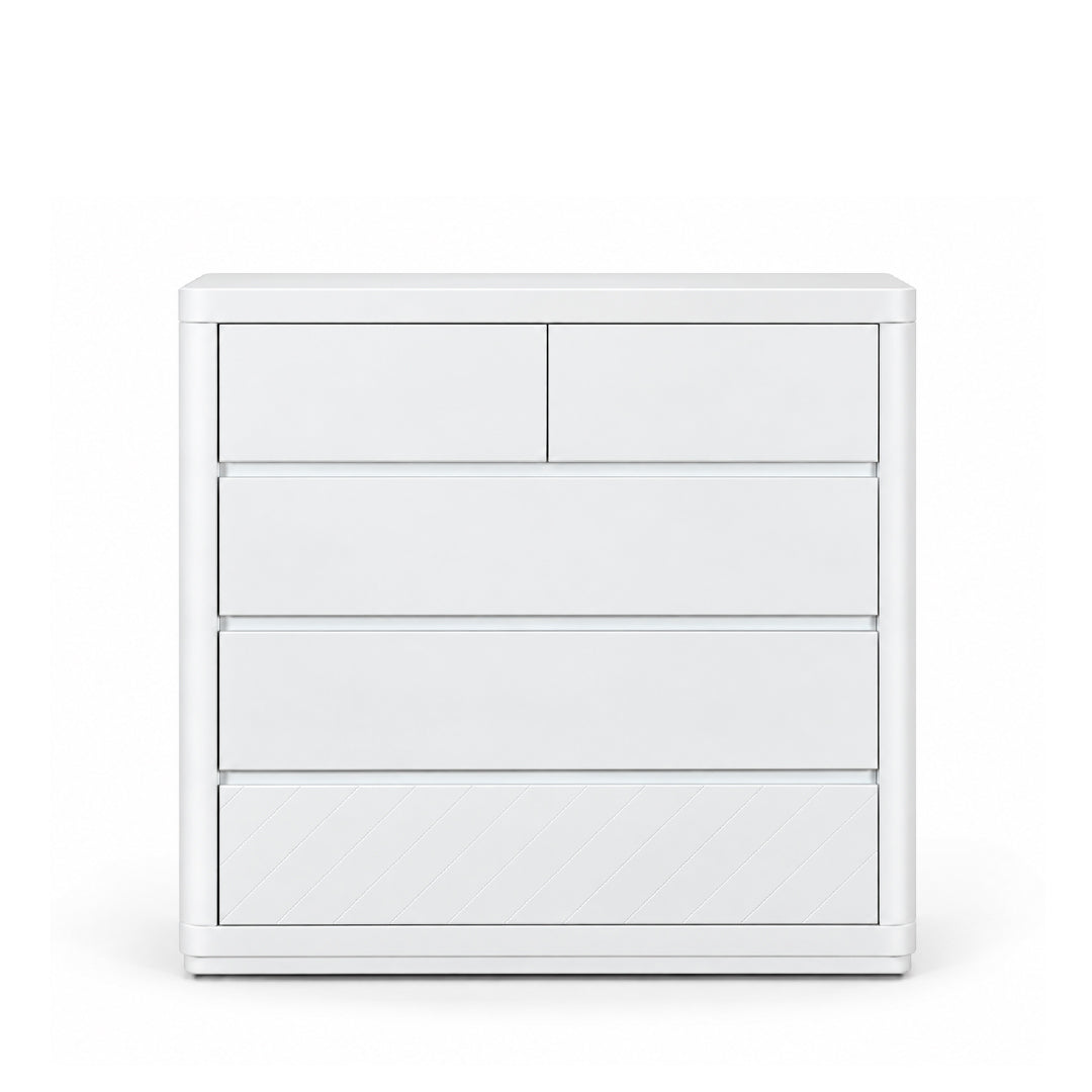 Whiley 5-Drawer Chest of Drawers in White
