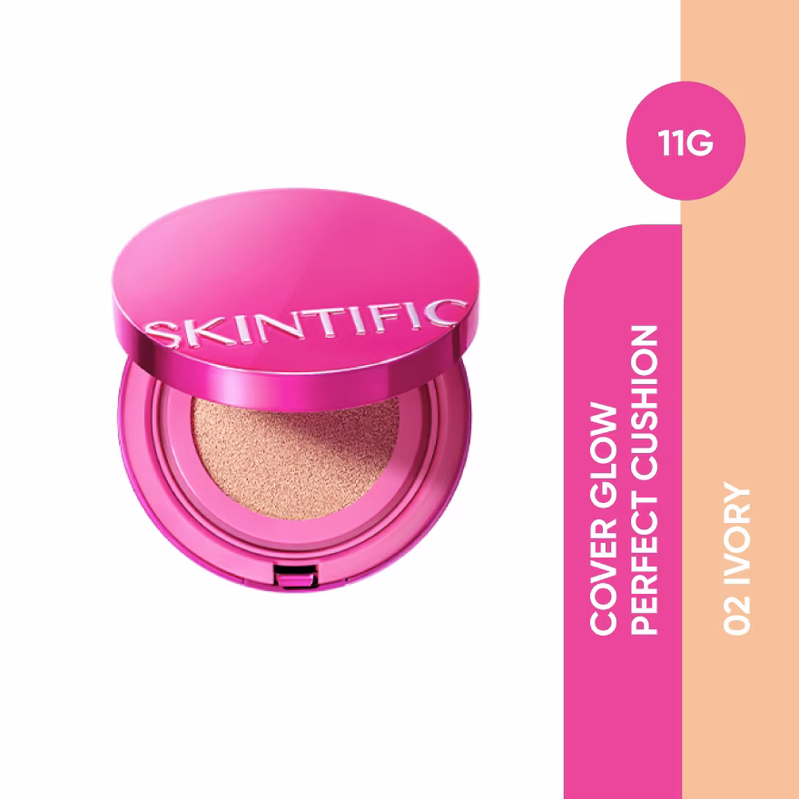 SKINTIFIC Cover Glow Perfect Cushion 02 Ivory 11g