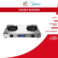 Midea MGS-T2133S 2-Burner Stainless Steel Gas Stove
