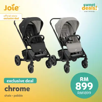 Joie Chrome Convertible Pushchair Stroller