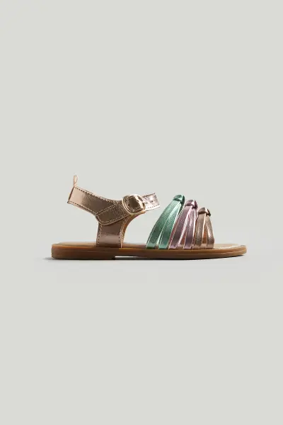 Mothercare Metallic Tie Sandals for Kids