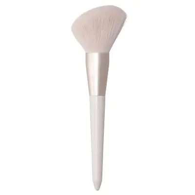 NITORI Powder Brush (Rose) – Soft Angled Makeup Brush, Natural Wood Handle