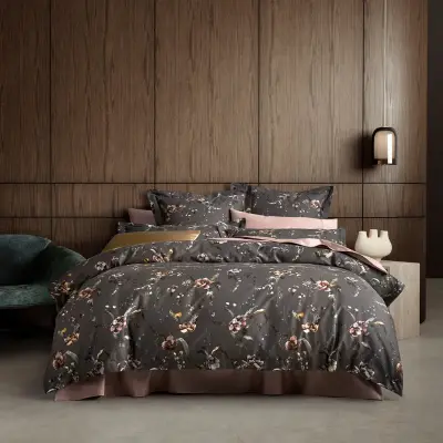 Santi Quilt Cover Set (Queen, 100% Organic Cotton Sateen)