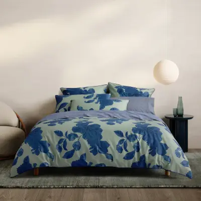 Sheridan Jossen Cactus Quilt Cover Set with Fitted Sheet