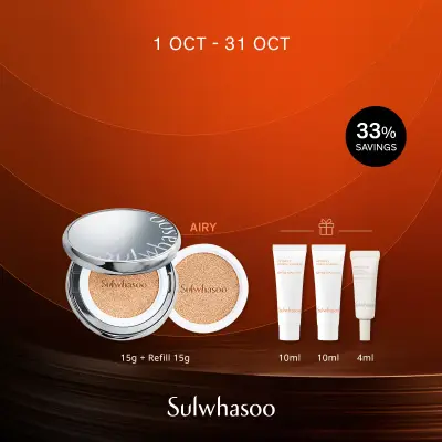 Sulwhasoo Perfecting Cushion Airy 15g + Refill 15g