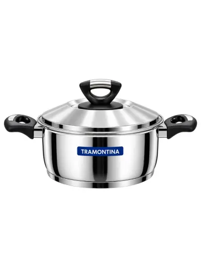 Tramontina 20cm Deep Casserole 3.8L Stainless Steel
