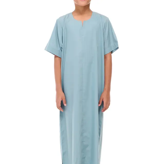 Ali Thobe Kids – Short-Sleeve Breathable Children's Thobe