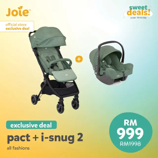 Joie Pact Compact Flat-Fold Stroller / Travel Buggy
