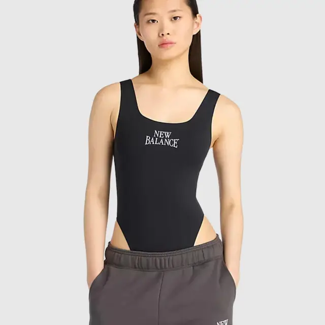New Balance Linear Heritage Bodysuit (Black)
