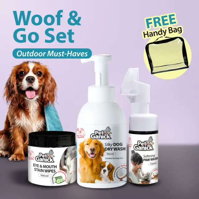 Pet Ganick Woof & Go Set (Outdoor Must-Haves)