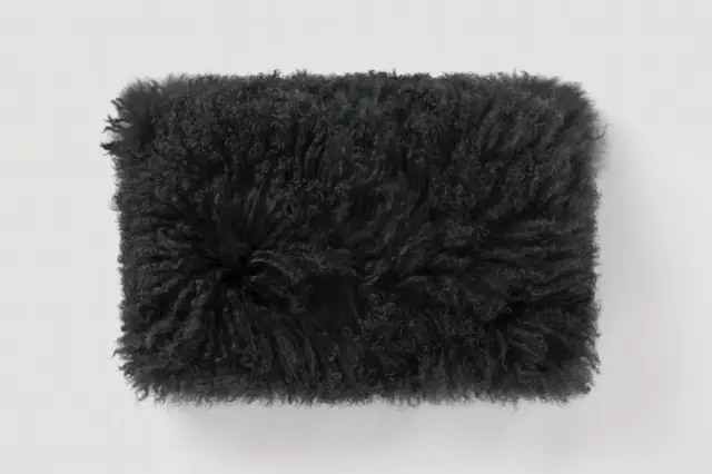 Sheridan Bligh Collection Ivy Breakfast Cushion – Mongolian Sheep Fleece, 30" x 50"