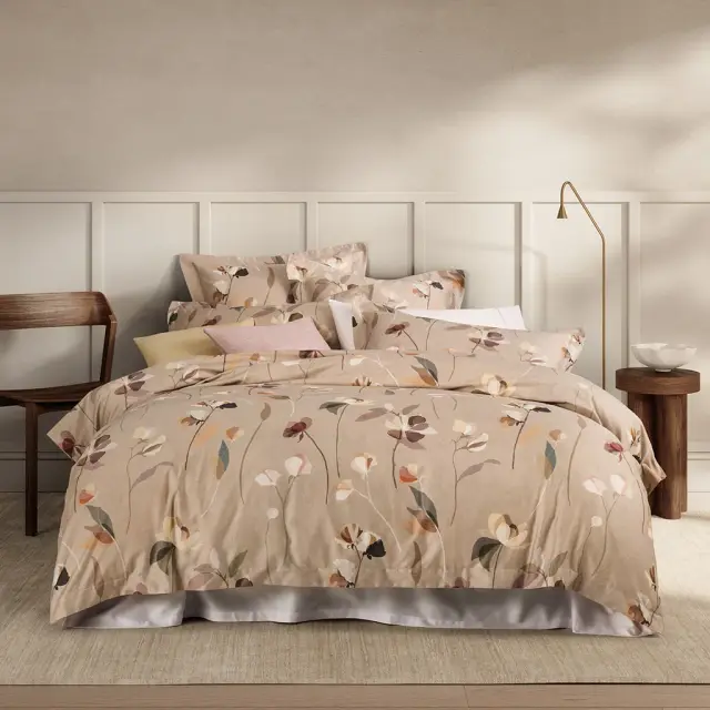 Sheridan Henley Quilt Cover Set – 100% Cotton Sateen Floral (Queen/King)
