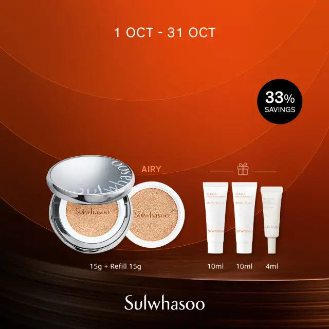 Sulwhasoo Perfecting Cushion Airy 15g + Refill 15g