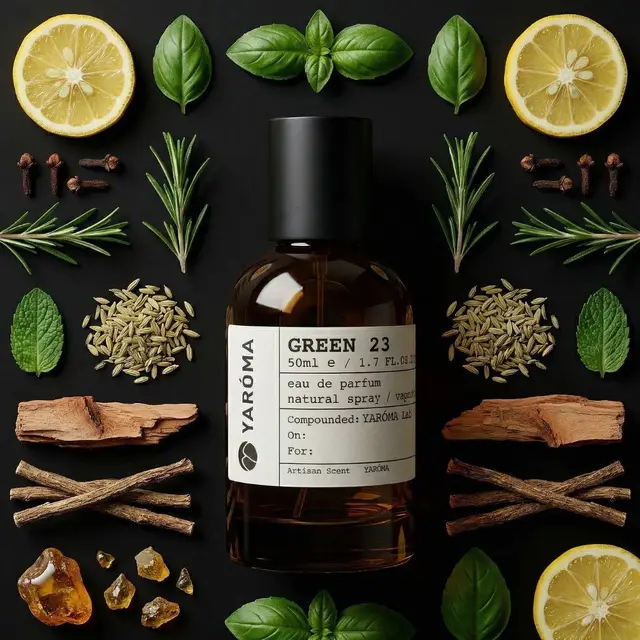 Yaroma GREEN 23 Eau de Parfum 50 mL | Fresh Citrus & Basil